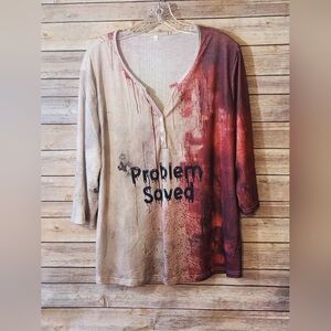 Women's Multicolor Graphic Top